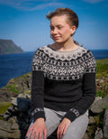 Riebansilba - Crow Silver Mohair - English Knitting Pattern