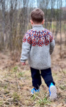 Last inn bildet i Galleri-visningsprogrammet, Ullobáidi Mánna - Ullgenser Barn - Strikkeoppskrift
