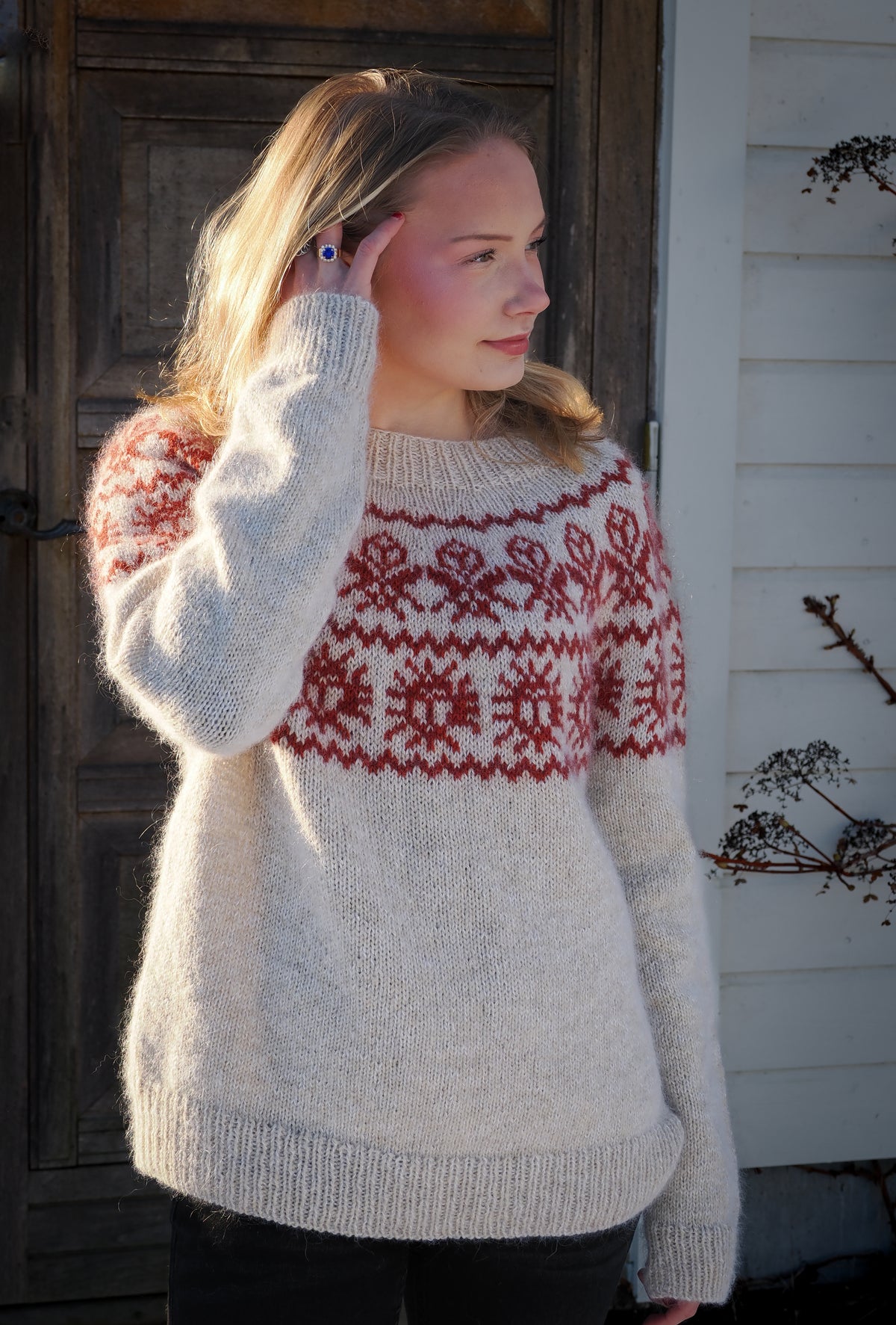 Beaivi Oversized - Solen Oversized - Norsk Strikkeoppskrift