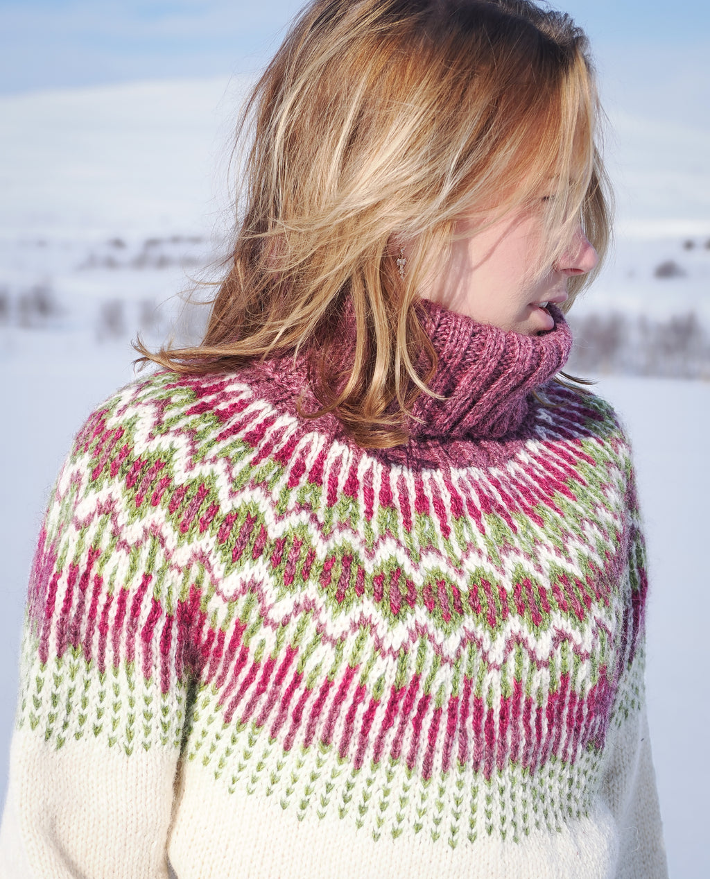 Guovssahas - Nordlys - Norsk strikkeoppskrift