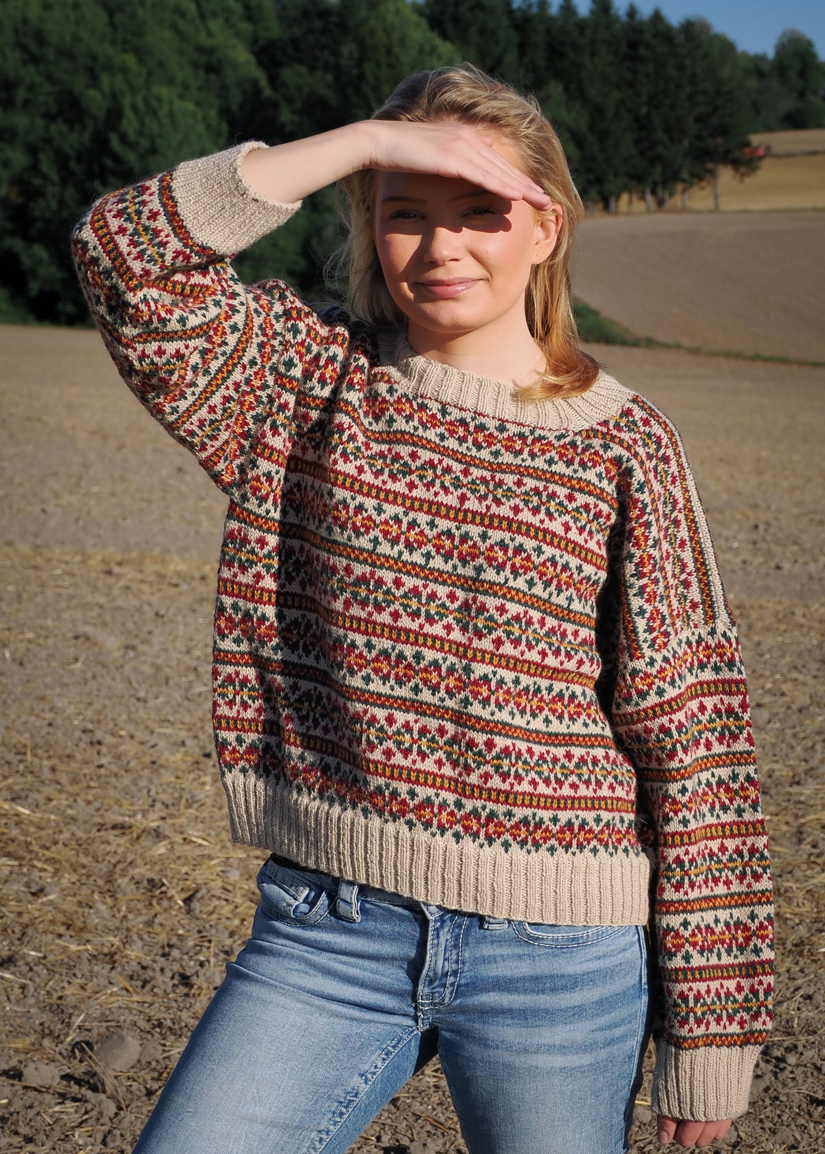 Nanna Sweater - English Knitting Pattern